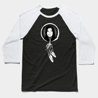 Naguset Eask (Anna Mae Aquash - Mi'kmaq Warrior Queen) Baseball T-Shirt